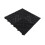 (Black , Pack of 1) Modular Interlocking Ribbed Garage Flooring Tiles 4