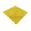(Yellow, Pack of 1) Modular Interlocking Ribbed Garage Flooring Tiles 3