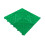 (Green, Pack of 1) Modular Interlocking Ribbed Garage Flooring Tiles 3