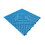 (Light Blue, Pack of 1) Modular Interlocking Ribbed Garage Flooring Tiles 4