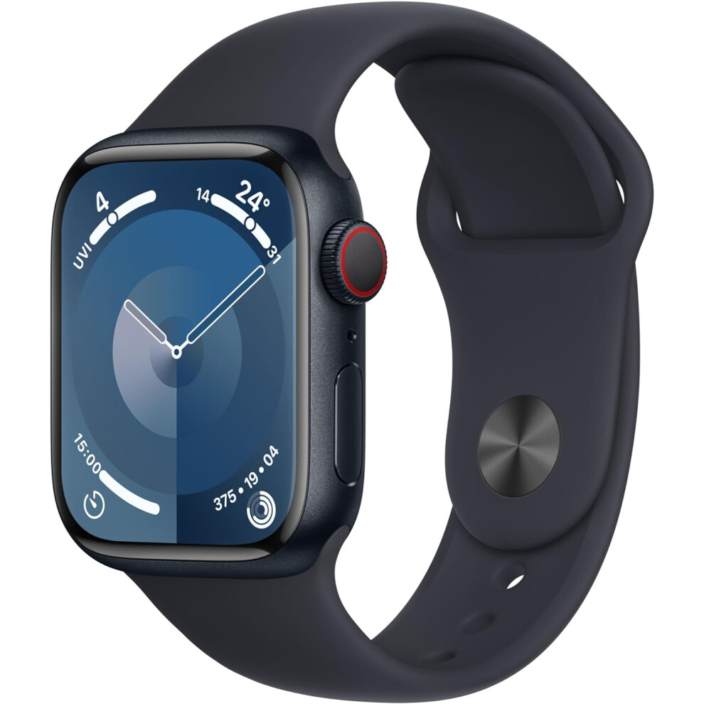 Apple Watch Series 9 GPS Cellular 45MM S/M Midnight & Sports Band