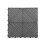 (Grey , Pack of 30) Modular Interlocking Ribbed Garage Flooring Tiles 1