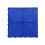 (Blue, Pack of 4) Modular Interlocking Ribbed Garage Flooring Tiles 1