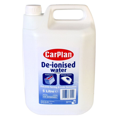 CarPlan Carplan - De-Ionised Water - 5L