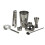URBN-CHEF 5 Pcs Bartender Cocktail Shaker Mixing Measuring Strainer Tongs Set 5