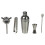 URBN-CHEF 5 Pcs Bartender Cocktail Shaker Mixing Measuring Strainer Tongs Set 6