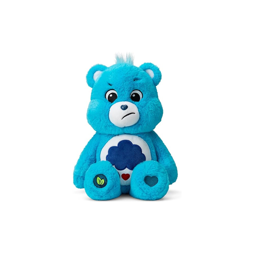 CARE BEARS Grumpy Bear 35cm Medium Plush Collectable Cute Plush Toy Cute Teddies Suitable for Girls and Boys Ages 4+