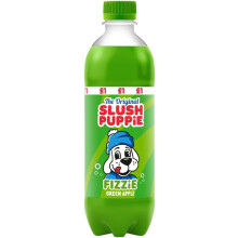 (Pack Of 12) Slush Puppie The Original Fizzie Green Apple 500ml