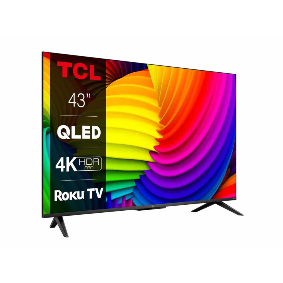 Tcl 43Rc630k 43" Qled 4K Ultra Hd Roku Smart Tv 60Hz Refresh Rate