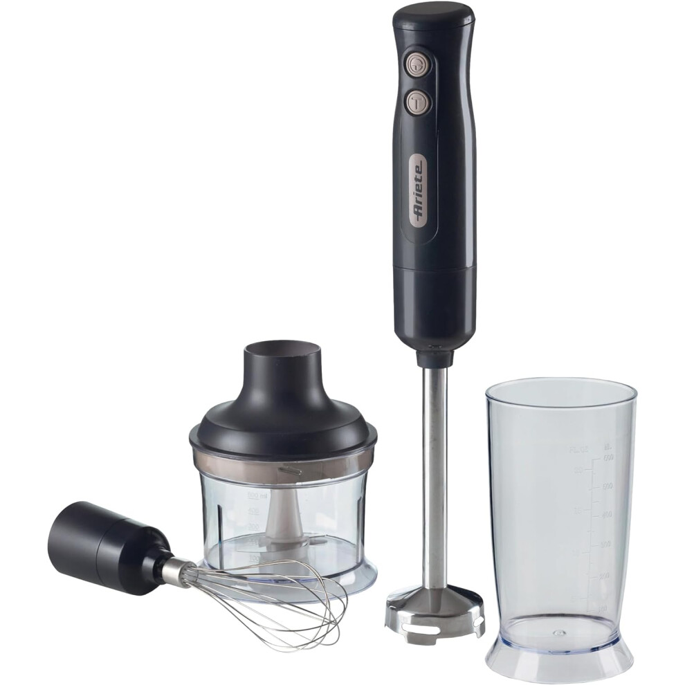 Ariete 0601 Breakfast Line 3 in 1 Hand Blender, Dark Grey - AR0601