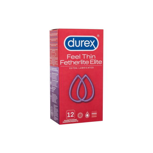 Durex Durex - Feel Thin Extra Lubricated - For Men, 12 pc