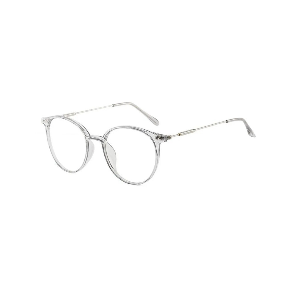 (3 Pieces Transparent Gray, +2.50 strength) Women's Square Business Rivet Adjustable Reading Glass +1.0~+4.0 4.5  +6.0 Presc-image-OPC-PDY7QBH-NEW