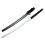 CHILDRENS COMPETITION BLACK ULTRA LIGHT TRAINING SWORD - 29" 1