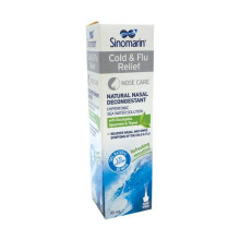 Sinomarin Cold & Flu Nasal Solution 30 Ml Cough Relief, Mucus Reduction, Chest Congestion Relief, Non-Drowsy Formula