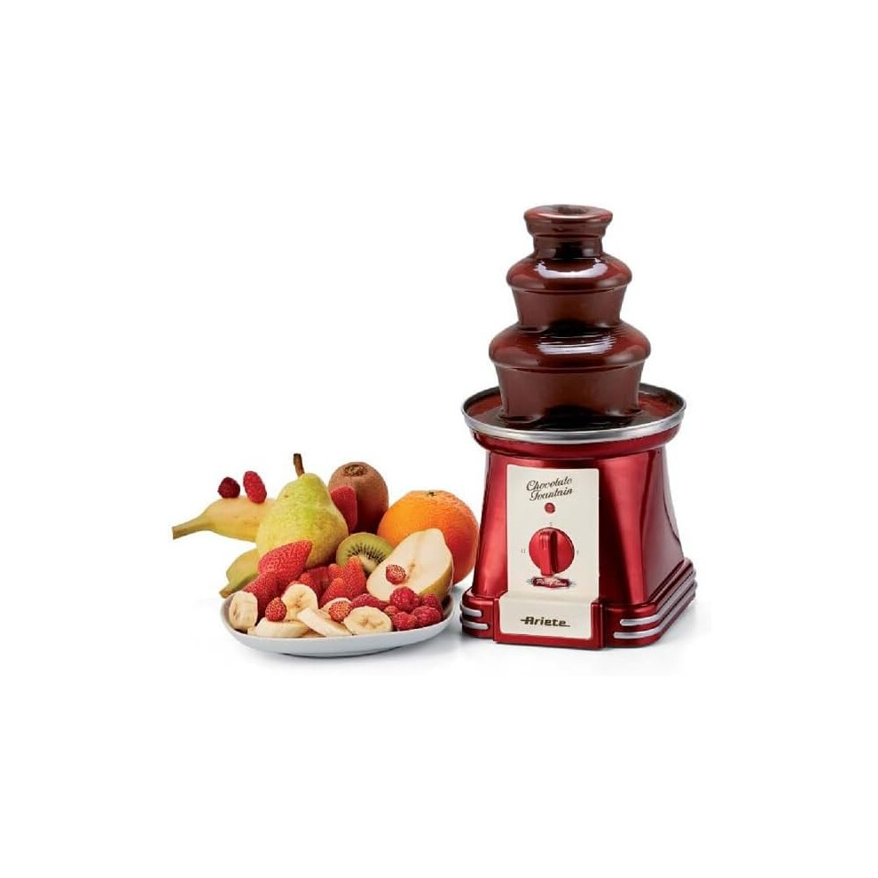 Ariete Unisex Red Chocolate Fountain, Vintage Style In - Image 3