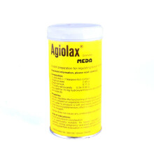 Agiolax Granules 250g Jar for Natural Constipation Relief, Fiber Supplement, Bowel Regularity, and Digestive Health