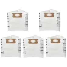 5 Pack Disposable Collection Filter Bags for Shop-Vac 9066200 10-14 Gallon Type F Type I Replace Part 90662 and 90672
