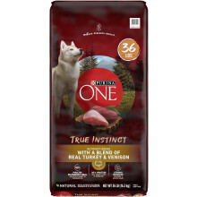 Purina ONE True Instinct With A Blend Of Real Turkey and Venison Dry Dog Food - 36 lb. Bag