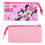 Disney Minnie Mouse Pencil Case 3 Compartment Flat Zipped 2