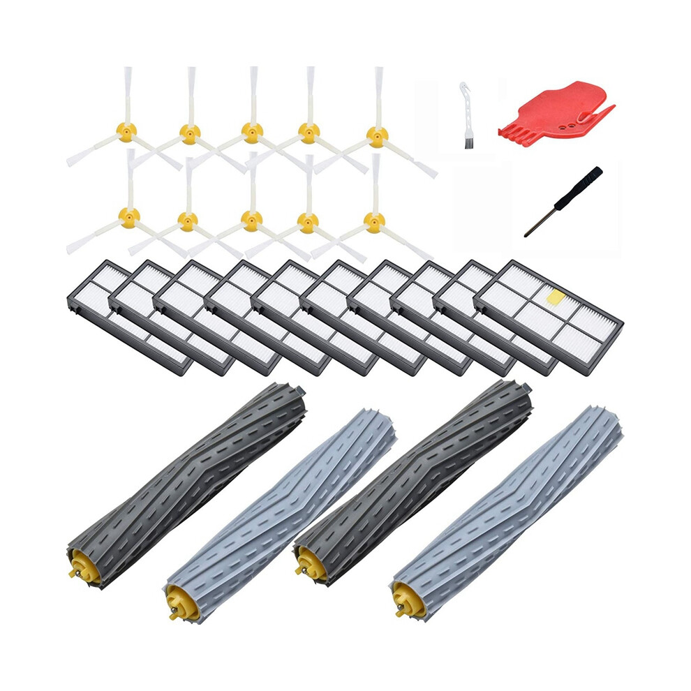 AD-30PCS Replacement Parts Kit Fit for IRobot Roomba 800 Series 850 860 861 864 866 870 871 880 Series Robotic Cleaner-image-OPC-PDY992M-NEW