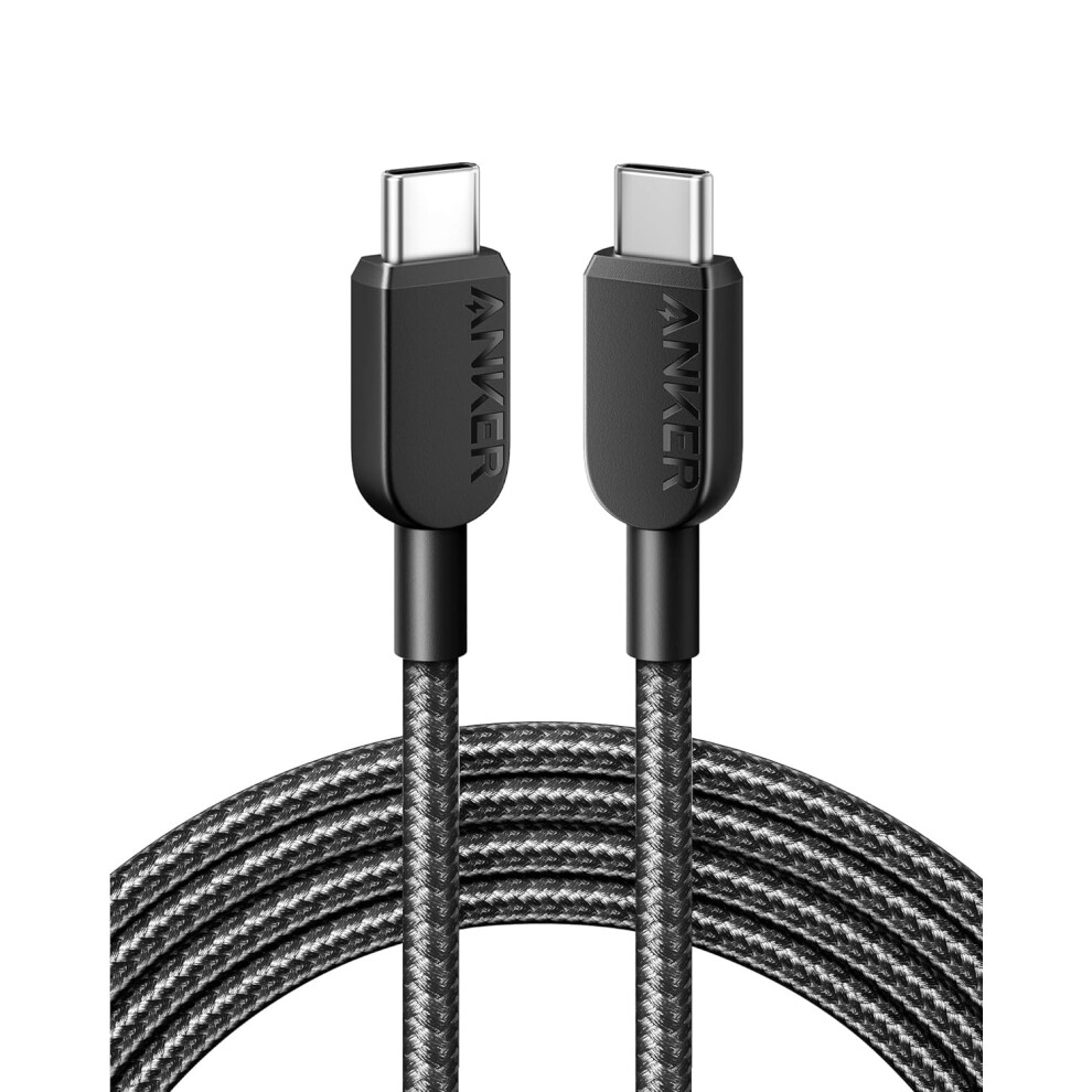 Anker 6ft Braided USB C Cable for iPhone Chargers - Black