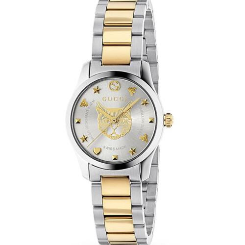 GUCCI Gucci YA126596 Επίχρυσο γυναικείο ρολόι Mystic Two-Tone 1