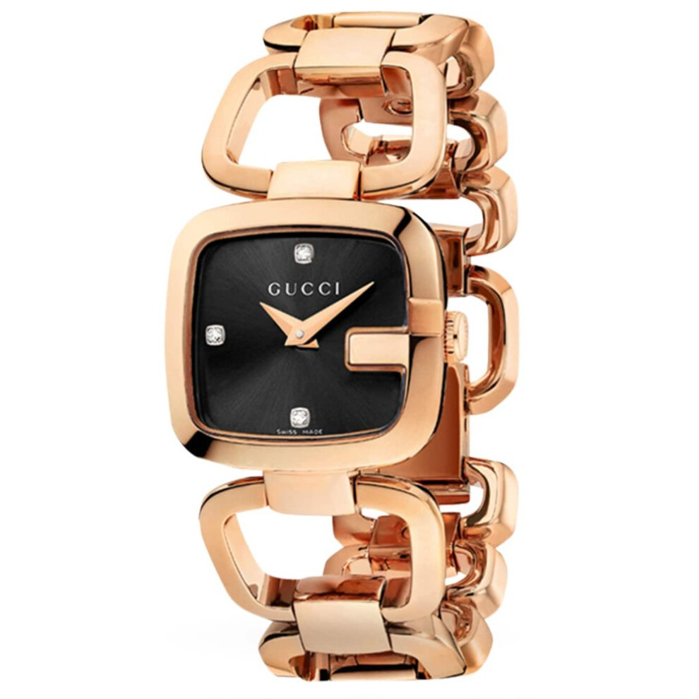 Gucci YA125512 G-Timeless Rose Gold Ladies Watch