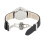 Armani Armani Men's Watch AR0382 Black Leather Strap Black Dial Silver Case 3