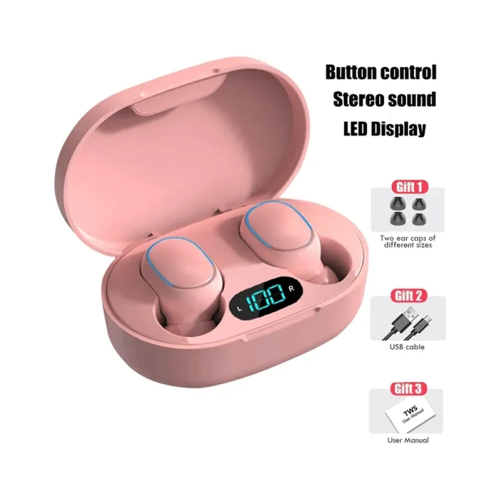 (Mã U H?Ng) E7s Tws Wireless Headphones 5.0 Bluetooth Earphones Hifi Lossless Sound Headsets Sport Waterproof Earbuds For All Smartphones 7322537774685