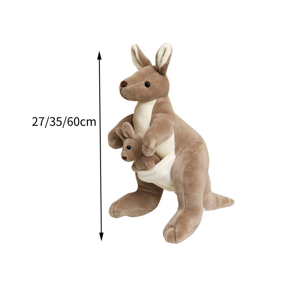 (27cm/10.63in) Kangaroo Plush Toy Stuffed Animal Doll Pp Cotton Filling For Children Gifts