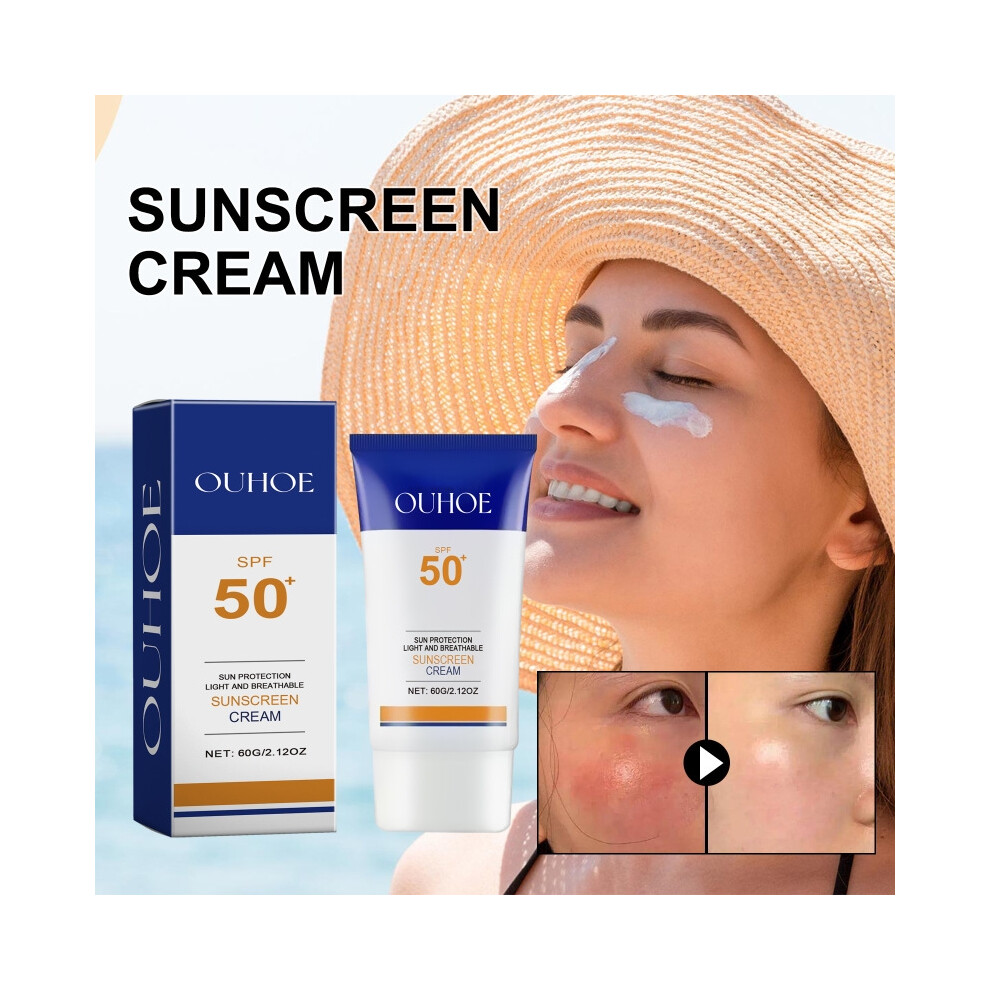 Cream Face Body Whitening Sunscreen Spf50 Refreshing Waterproof Uv Protector Concealer Moisturizing Brightening