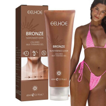 60ml Long Lasting Sunless Tanning Self Tan Fast Body Face Self Tanner Fake Tan Cream Body Tanning Cream Tan Nourishing Lotion