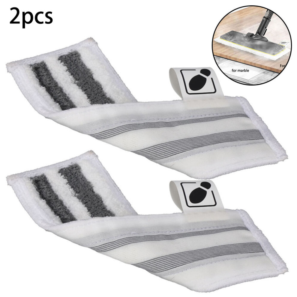 2x Floor Cloth Pads Cleaner Floor Cloth Pads For Karcher EASYFIX SC1 SC2 SC3 SC4 SC5 Steam Vacuum Cleaner Mop Cloths Mopping Pad