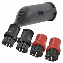 Karcher Turbo Steam Attachment Nozzle Brushes Set Nylon Wire Brush Nozzles For KARCHER Steam Cleaner SC1 SC2 SC3 SC4 SC5 Cleaner