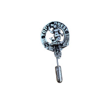 Murray Clan Crest Pewter Cap Lapel Tie Pin