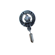 Pringle Clan Crest Pewter Cap Lapel Tie Pin