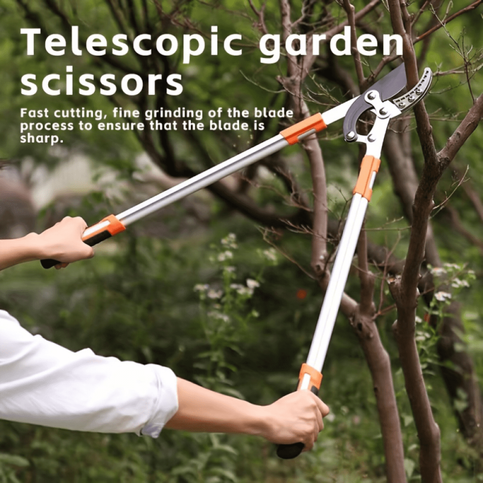 1pc Hedge Branch Cutter Garden Pruning Shears High Branch Pruning Tool Household Long-Handled Lawn Branch Cutter Shaping Hedges