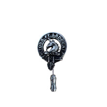 Ramsay Clan Crest Pewter Cap Lapel Tie Pin