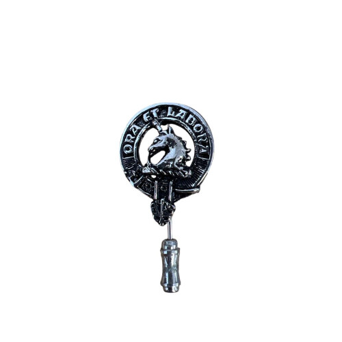 Ramsay Clan Crest Pewter Cap Lapel Tie Pin