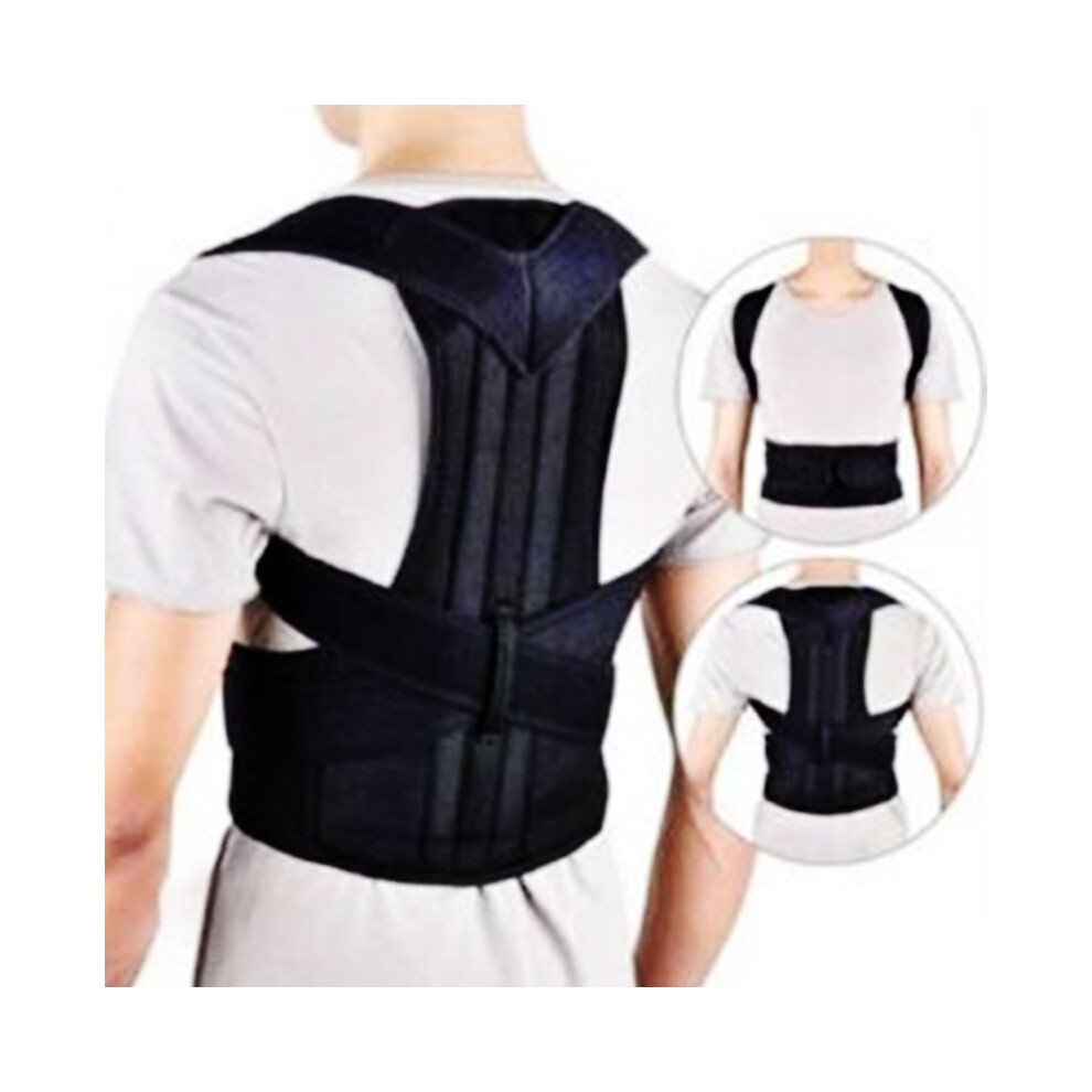 Black (Xs, ) Adjustable Posture Corrector For Men And Women - Improve Your Posture While Sitting - Shoulder Brace For Humpback Correction