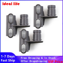 Cleaing Brush Holder Storage Rack Hanger Organizer For Dyson DC58 DC62 V6 DC35 DC45 Robot Vacuum Cleaner Part Black 1pcs Holders