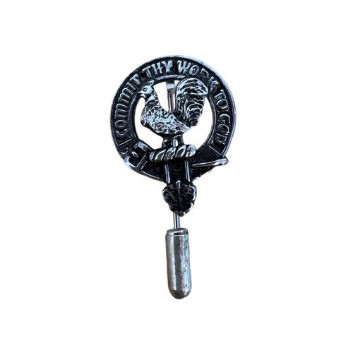 Sinclair Clan Crest Pewter Cap Lapel Tie Pin