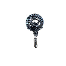 Wallace Clan Crest Pewter Cap Lapel Tie Pin