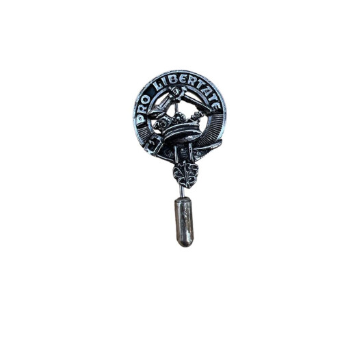 Wallace Clan Crest Pewter Cap Lapel Tie Pin