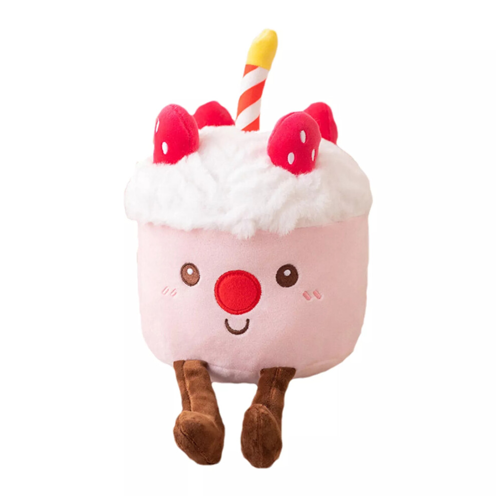 (strawberry) Birthday Cake Plush Birthday Cake Stuffed Plushies