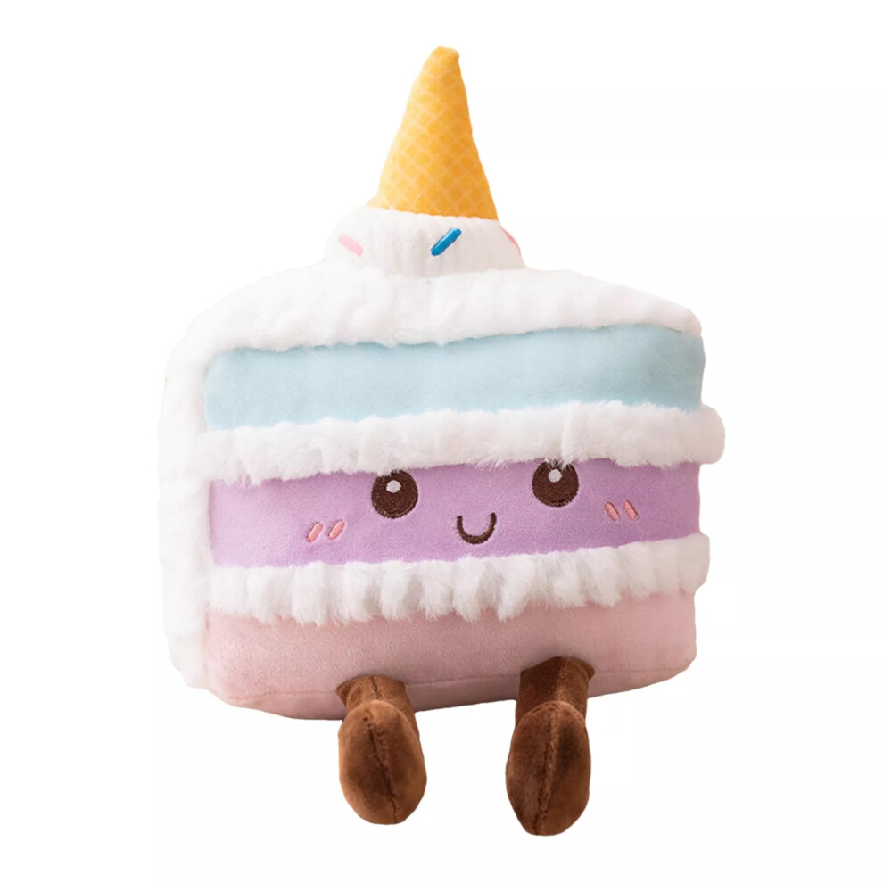 (rainbow) Birthday Cake Plush Birthday Cake Stuffed Plushies