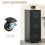 Homcom HOMCOM Rolling Storage Cabinet 3-Tier Mobile File Cabinet with Wheels Black 5
