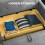 Homcom HOMCOM 2 Seater Sofa Bed Convertible Bed Settee w/ 2 Cushions Storage Light Grey 4