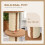 PawHut PawHut 91cm Scratching Posts Cat Tree Activity Centre for Indoor Cats Brown 5