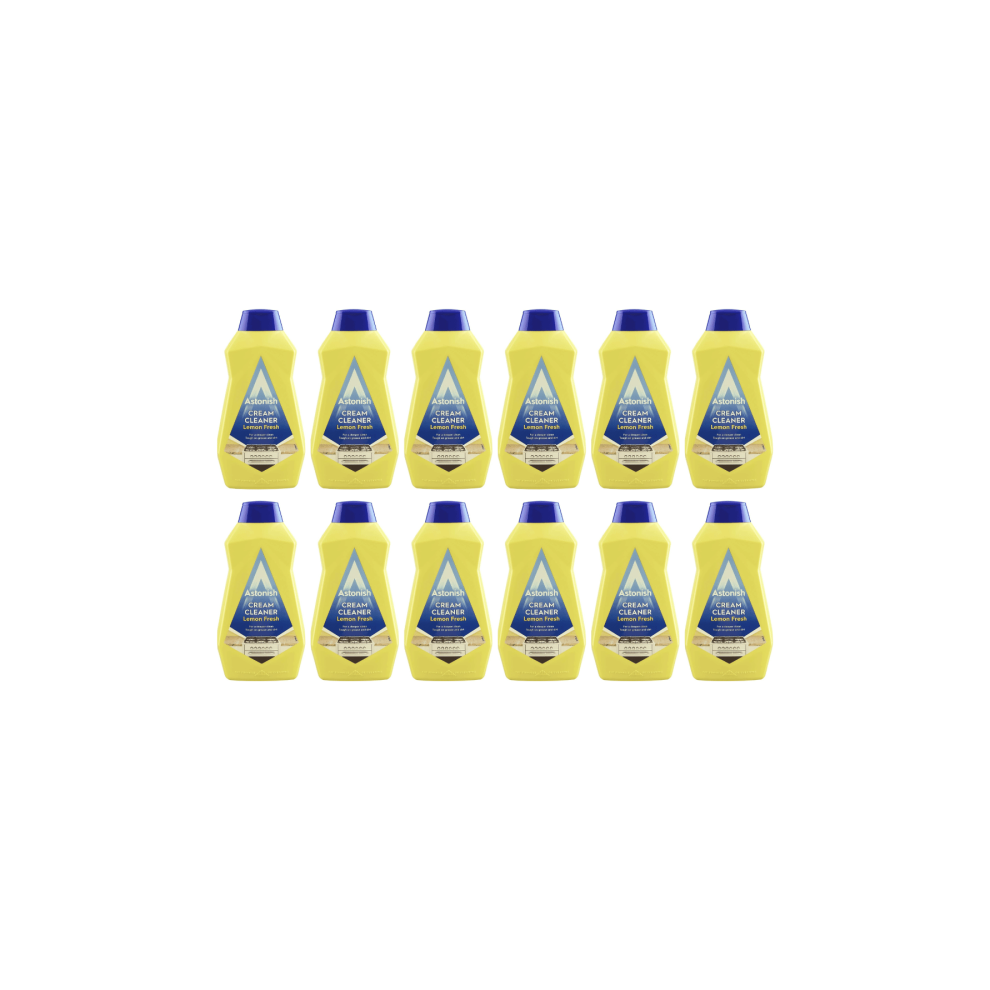 Astonish Cream Cleaner Lemon Fresh 500ml - Pack of 12